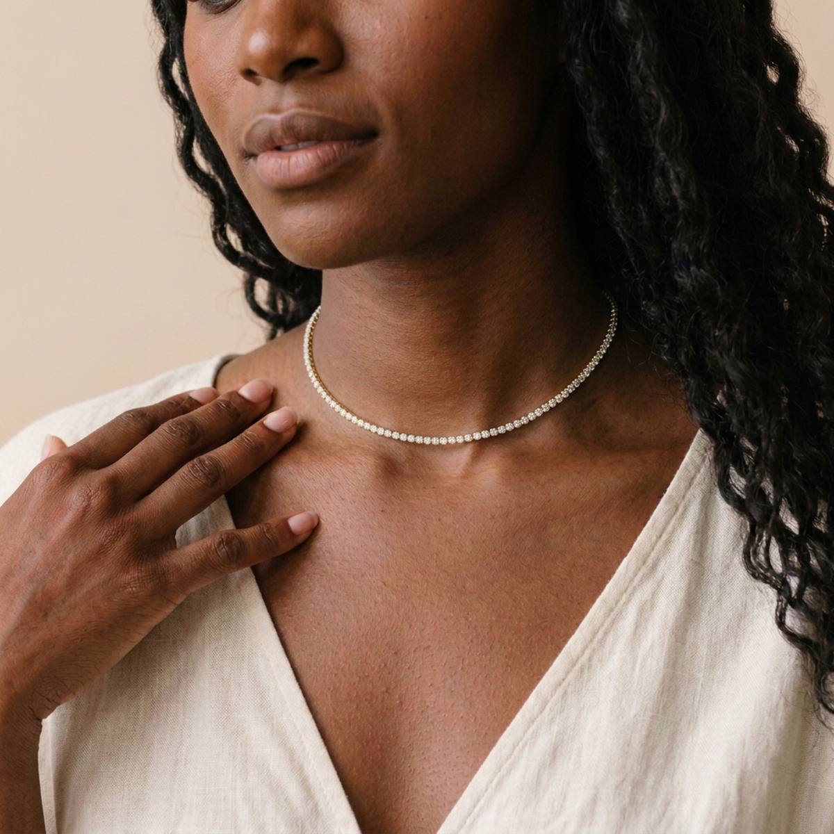 Tennis Choker Necklace
