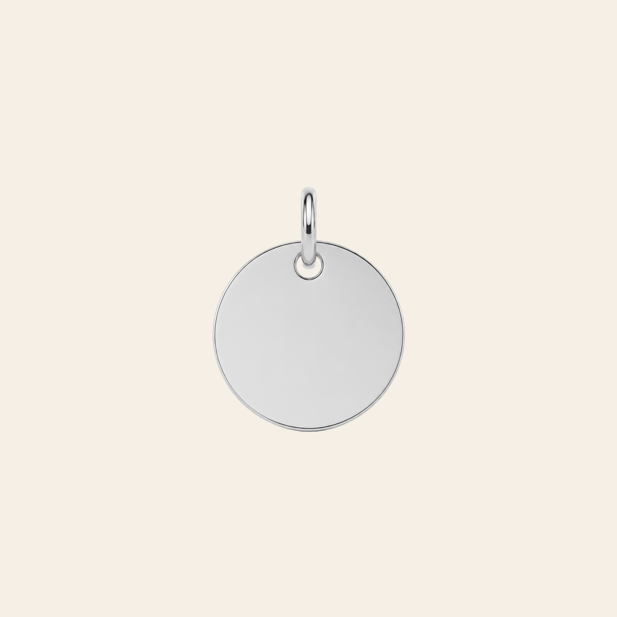 Personalized 11mm Disc Pendant